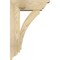 Ekena Millwork Thorton Traditional Rough Sawn Bracket w/ Offset Brace, Douglas Fir, 6"W x 16"D x 24"H BKT0604X16X24THR01RDF - alternate 3